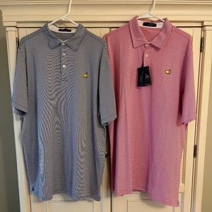 Lot of 2 Masters Performance Polos
